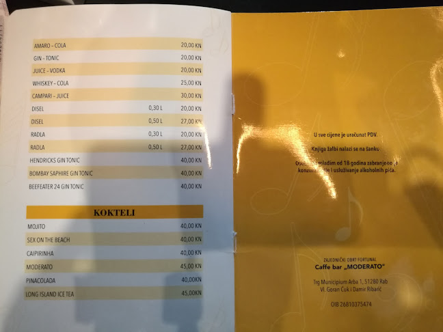 Moderato caffe - Rab