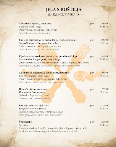 Opinii despre Makedonski Merak - restoran & pivnica în Zagreb - Gastronomija i ugostiteljstvo