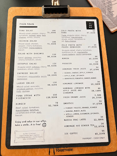 Cinema - Gastronomija i ugostiteljstvo