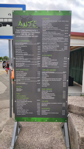 Ante Restaurant Steak House - Gastronomija i ugostiteljstvo