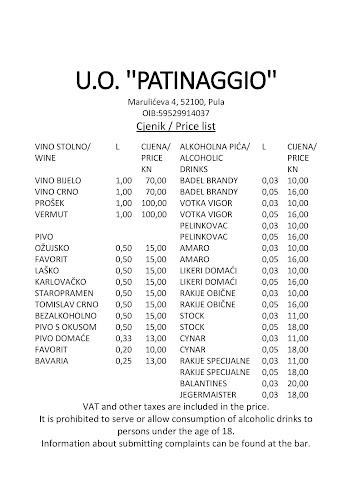 Opinii despre Caffe Bar Patinaggio în Pula - Gastronomija i ugostiteljstvo