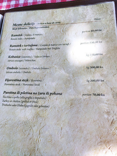 Opinii despre Konoba Oprtalj în Oprtalj - Gastronomija i ugostiteljstvo