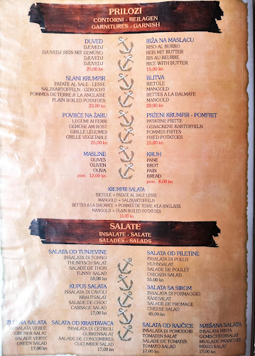 Konoba Barba - Gastronomija i ugostiteljstvo