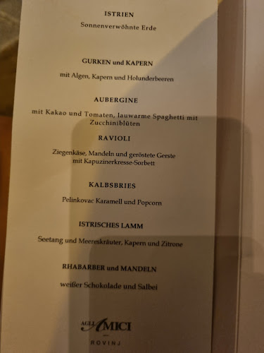 Agli Amici Rovinj - Gastronomija i ugostiteljstvo