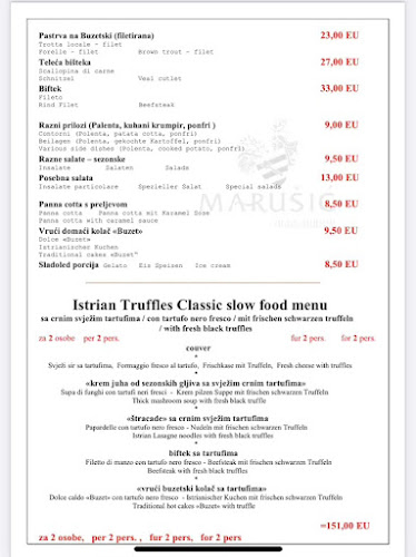 Tartufo Vero Restaurant “Stara Ostarija” Buzet