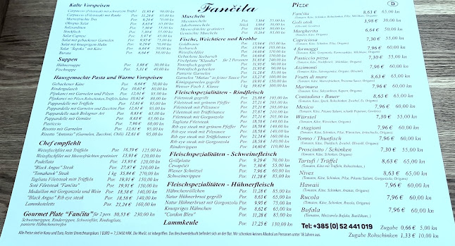 Opinii despre Fančita în Vrsar - Gastronomija i ugostiteljstvo