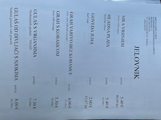 Opinii despre Planinarski dom Žitnica în Gorica Svetojanska - Gastronomija i ugostiteljstvo