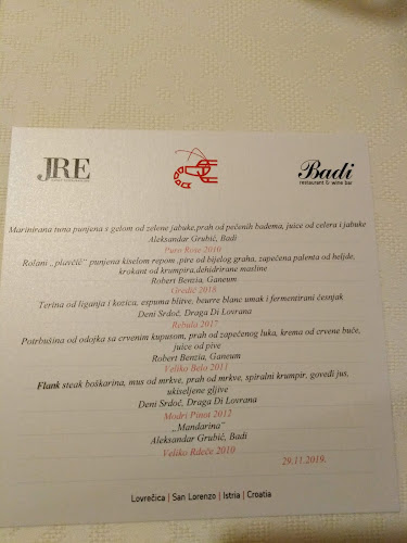 Opinii despre Restaurant Badi în Umag - Gastronomija i ugostiteljstvo