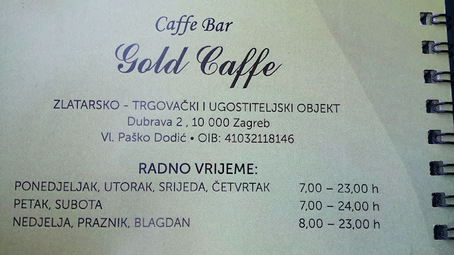 Gold caffe