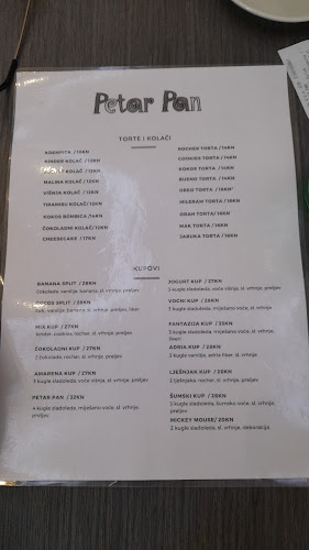 Opinii despre Slastičarnica Petar Pan în Osijek - Gastronomija i ugostiteljstvo