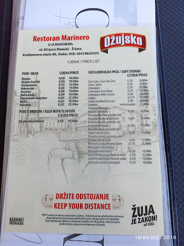 Restoran Marinero Zadar - Zadar
