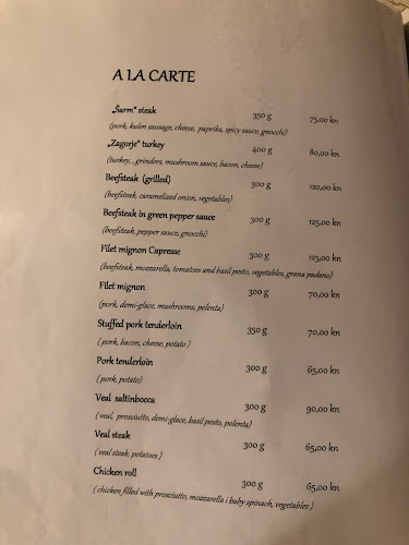 Opinii despre Restoran Šarm în Zagreb - Gastronomija i ugostiteljstvo