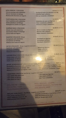 Konoba Tratoria - Gastronomija i ugostiteljstvo