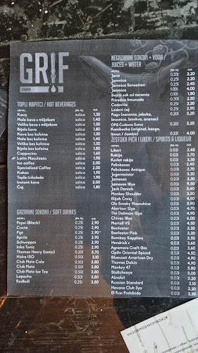 Opinii despre Grif Bar în Zagreb - Gastronomija i ugostiteljstvo