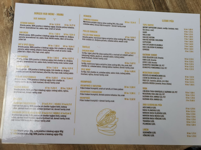 Burger Hub - Gastronomija i ugostiteljstvo