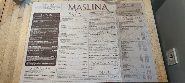 Pizzeria Maslina Zadar - Zadar