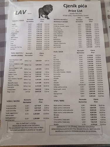 Opinii despre Pizzeria Lav - sala Ganjak în Zajačko Selo - Gastronomija i ugostiteljstvo