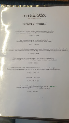 Opinii despre Calebotta wine bar&restaurant în Trogir - Gastronomija i ugostiteljstvo