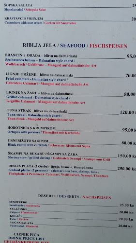 Opinii despre Restoran Plava plaža în Vodice - Gastronomija i ugostiteljstvo