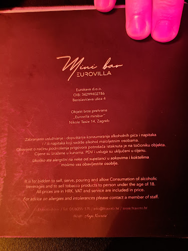 Mini bar eurovilla - Zagreb