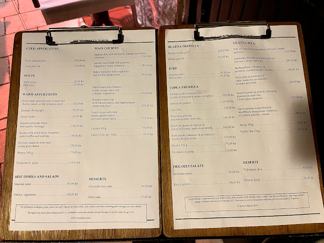 Opinii despre Forty Four Restaurant în Dubrovnik - Gastronomija i ugostiteljstvo