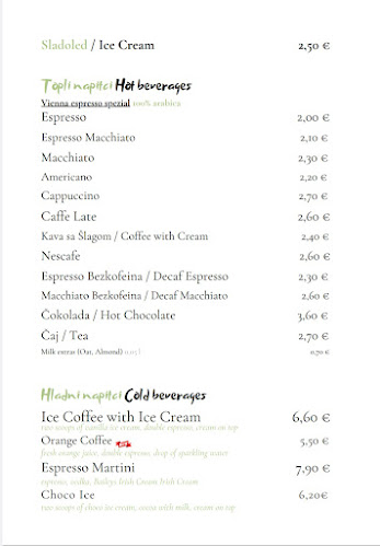 Srednjovjekovni samostanski mediteranski vrt Sv. Lovre - Gastronomija i ugostiteljstvo