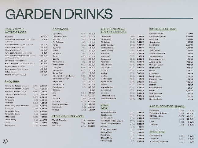 Opinii despre Garden Restaurant BBQ în Novalja - Gastronomija i ugostiteljstvo