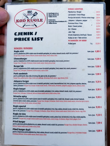 Burger Bar "Kod Kugle" - Velika Gorica