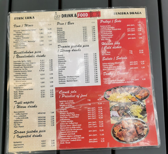 Opinii despre Konoba Stric Luka în Senjska Draga - Gastronomija i ugostiteljstvo