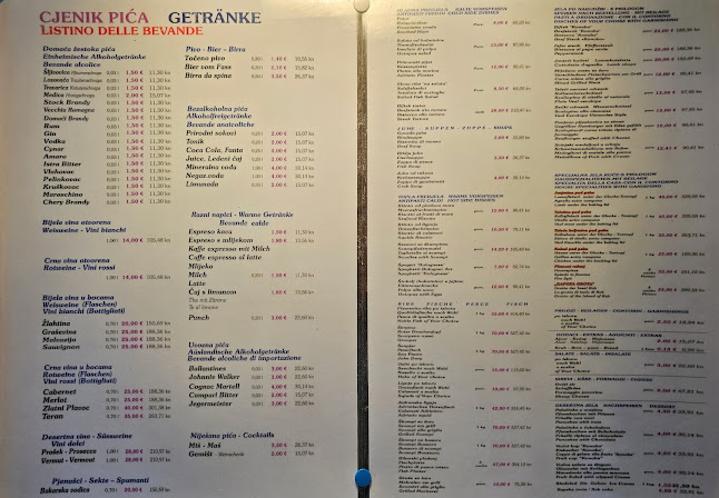 Opinii despre Konoba Rab în Rab - Gastronomija i ugostiteljstvo