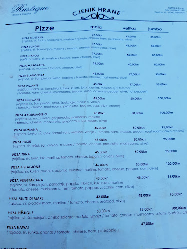 Comentarii opinii despre Restoran & pizzeria Rustique