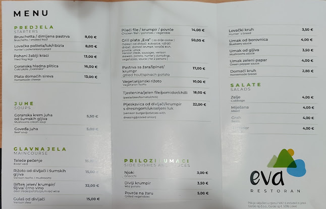 Opinii despre Restoran Eva în Lokve - Gastronomija i ugostiteljstvo