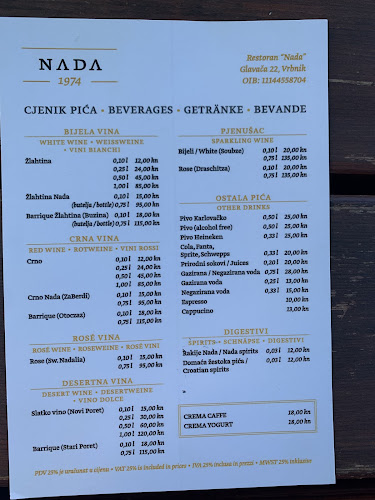 Restaurant Konoba Nada, Vrbnik