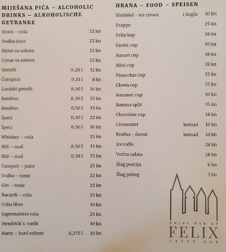 Felix Caffe Bar - Gastronomija i ugostiteljstvo