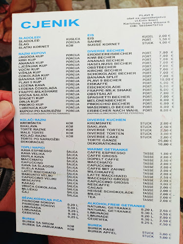 Slastičarna Plavi 9