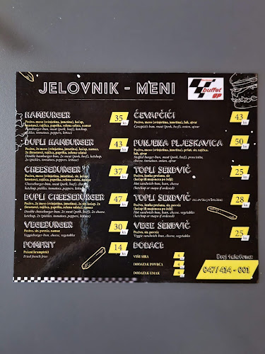 Opinii despre Buffet GP în Karlovac - Gastronomija i ugostiteljstvo