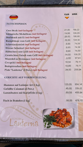 Opinii despre Konoba Lanterna în Mali Lošinj - Gastronomija i ugostiteljstvo