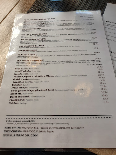 R&B Food - Gastronomija i ugostiteljstvo
