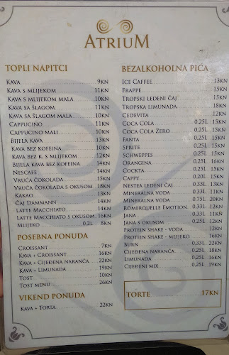 Opinii despre Atrium Society în Zagreb - Gastronomija i ugostiteljstvo