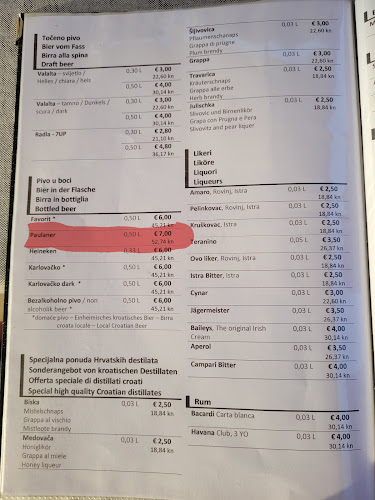 Opinii despre Uvala Restaurant în Rovinj - Gastronomija i ugostiteljstvo