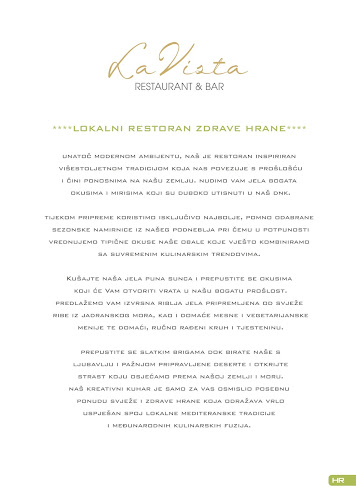 Opinii despre Restaurant LaVista - Šibenik în Šibenik - Gastronomija i ugostiteljstvo