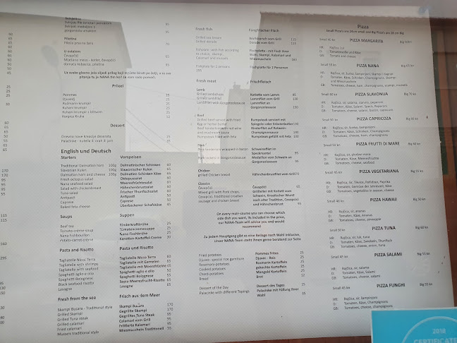 Opinii despre Konoba Pizzeria Nana în Primošten - Gastronomija i ugostiteljstvo