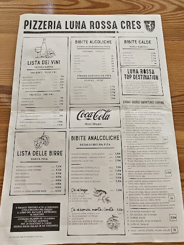 Pizzeria i spaghetteria Luna Rossa