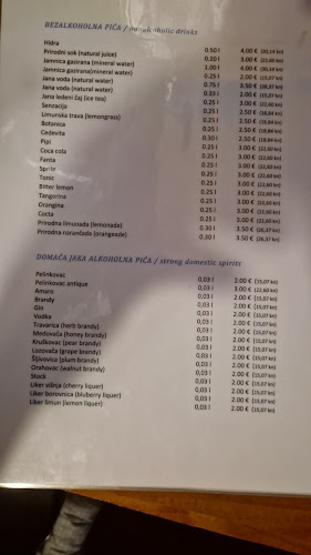 Opinii despre Pizzeria&burgerbar BARCODE în Postira - Gastronomija i ugostiteljstvo