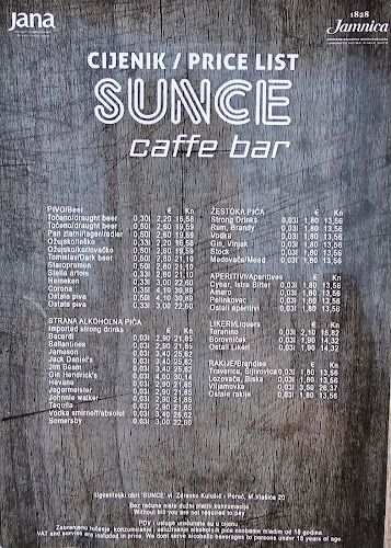 Caffe Bar Sunce