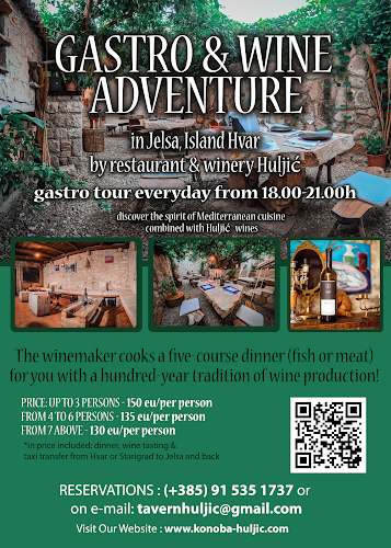 Restaurant & Winery Huljić - Gastronomija i ugostiteljstvo
