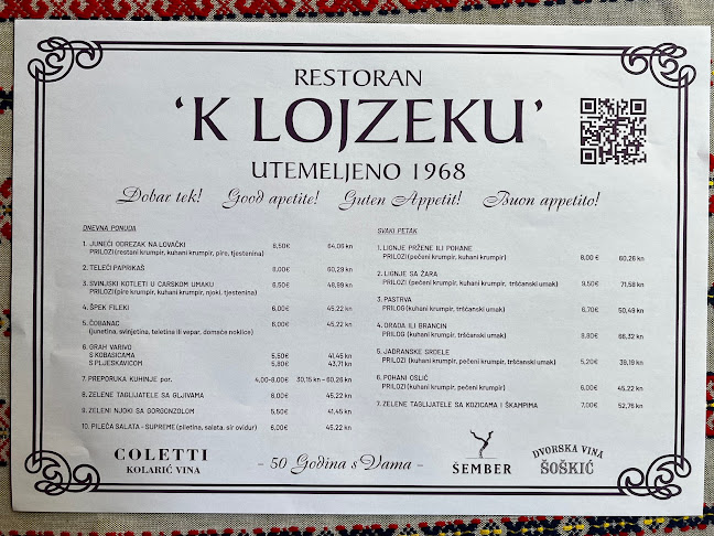 Restoran K Lojzeku - Jastrebarsko