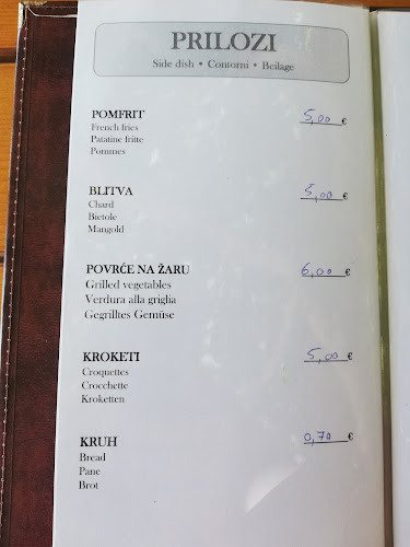 Opinii despre Konoba "Brunac" în Dinjiška - Gastronomija i ugostiteljstvo