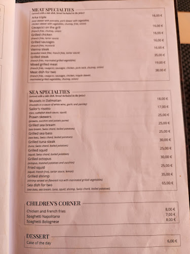 Konoba-pizzeria Arka - Gastronomija i ugostiteljstvo