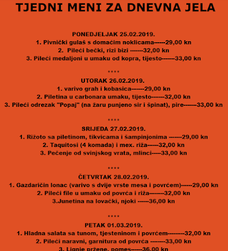 Catering Stripes Maksimir - Gastronomija i ugostiteljstvo